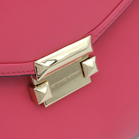 MICHAEL KORS Whitney large rose pink leather satchel - Picture 2 of 7